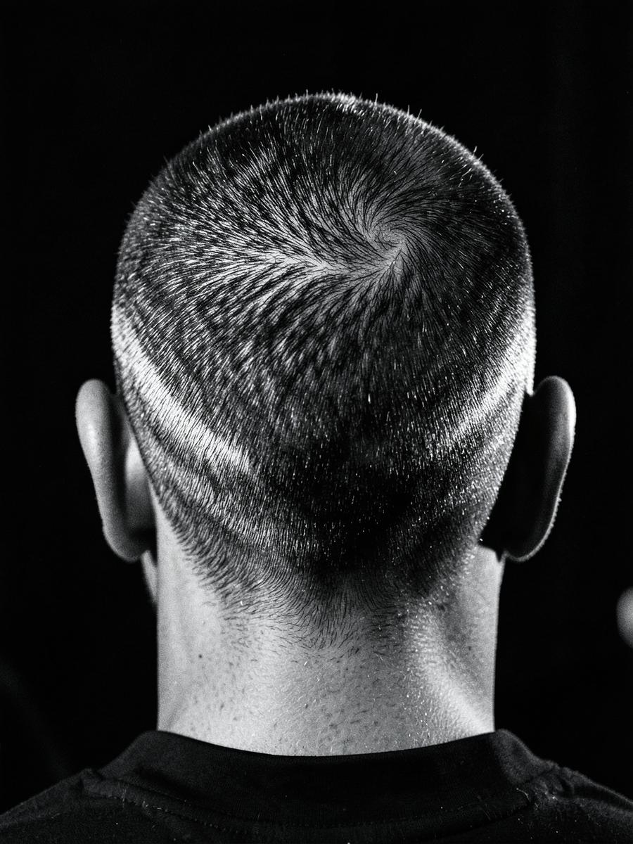 Skin fade bakifrån